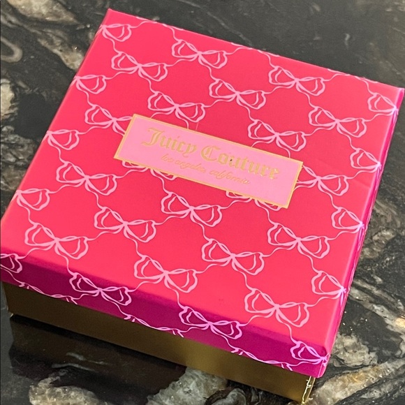 Juicy Couture Gold and Pink Heart Lock & Key Necklace Set - Picture 2 of 9